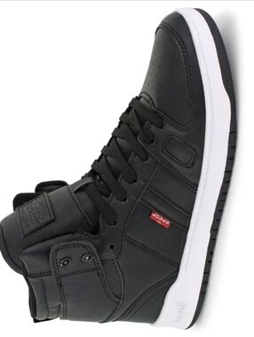 Levi's Women's Black and White High-Top Sneaker